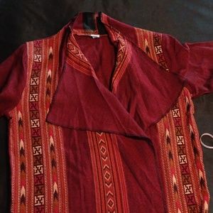 Siesta brand women's lightweight open cardigan